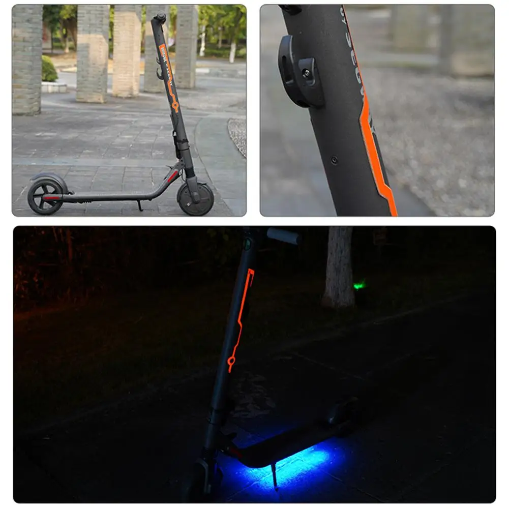New LED Strip Flashlight Bar Lamp Skateboard Safety Night Light For Xiaomi M365 Electric Scooter Night Light Strip Drop Ship