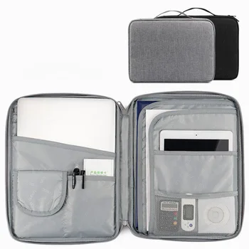 

Portable Document Ticket Bag Large Capacity Certificates Files Organizer Digital Kit Pouch Earphone Charger Wires Storage Bag