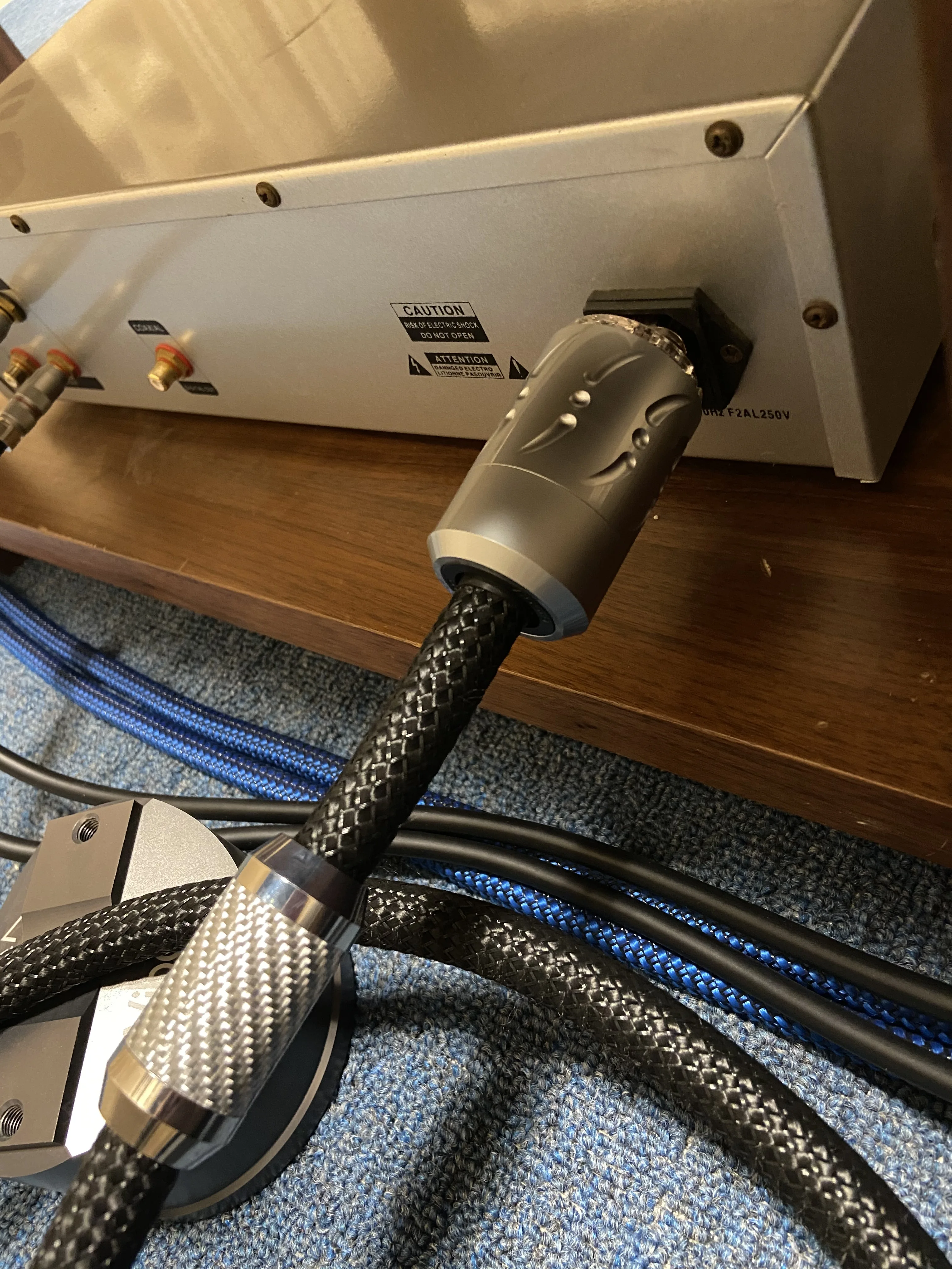 Viborg высококачественный медный кабель питания OFC Schuko Hi Fi удлинитель 1 8 м|cable hifi|copper