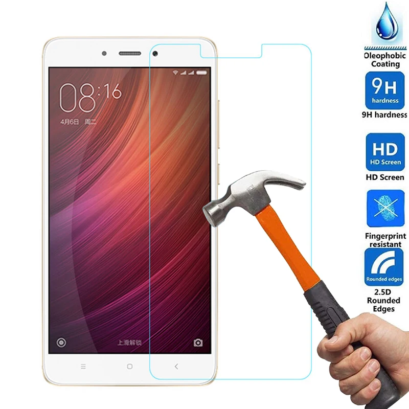 Защитное стекло закаленное 9H HD для Redmi 4X|Защитные стёкла и плёнки| |