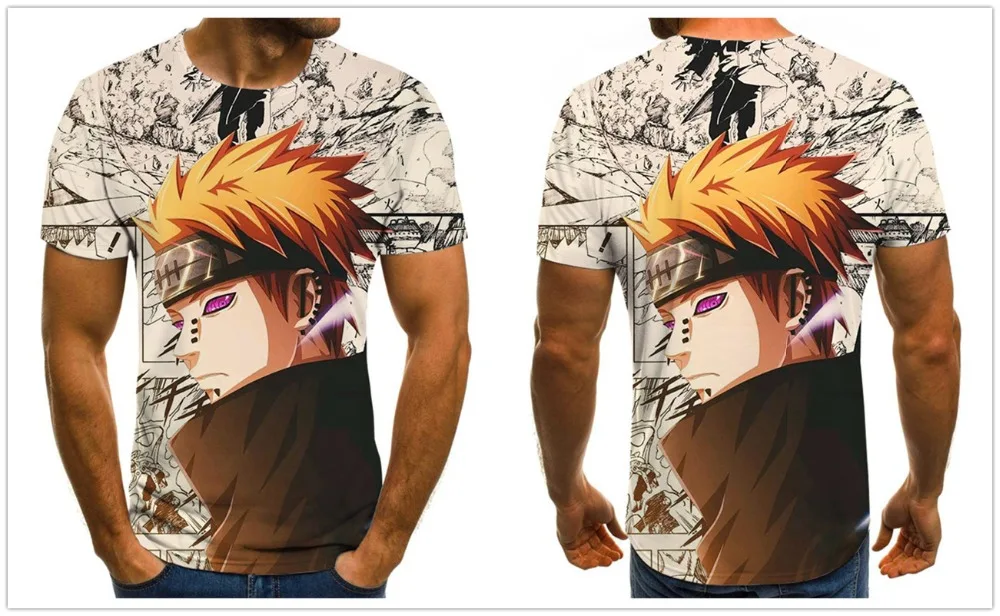 Naruto - All Cool Characters Themed Graphic T-Shirts (20 Designs)
