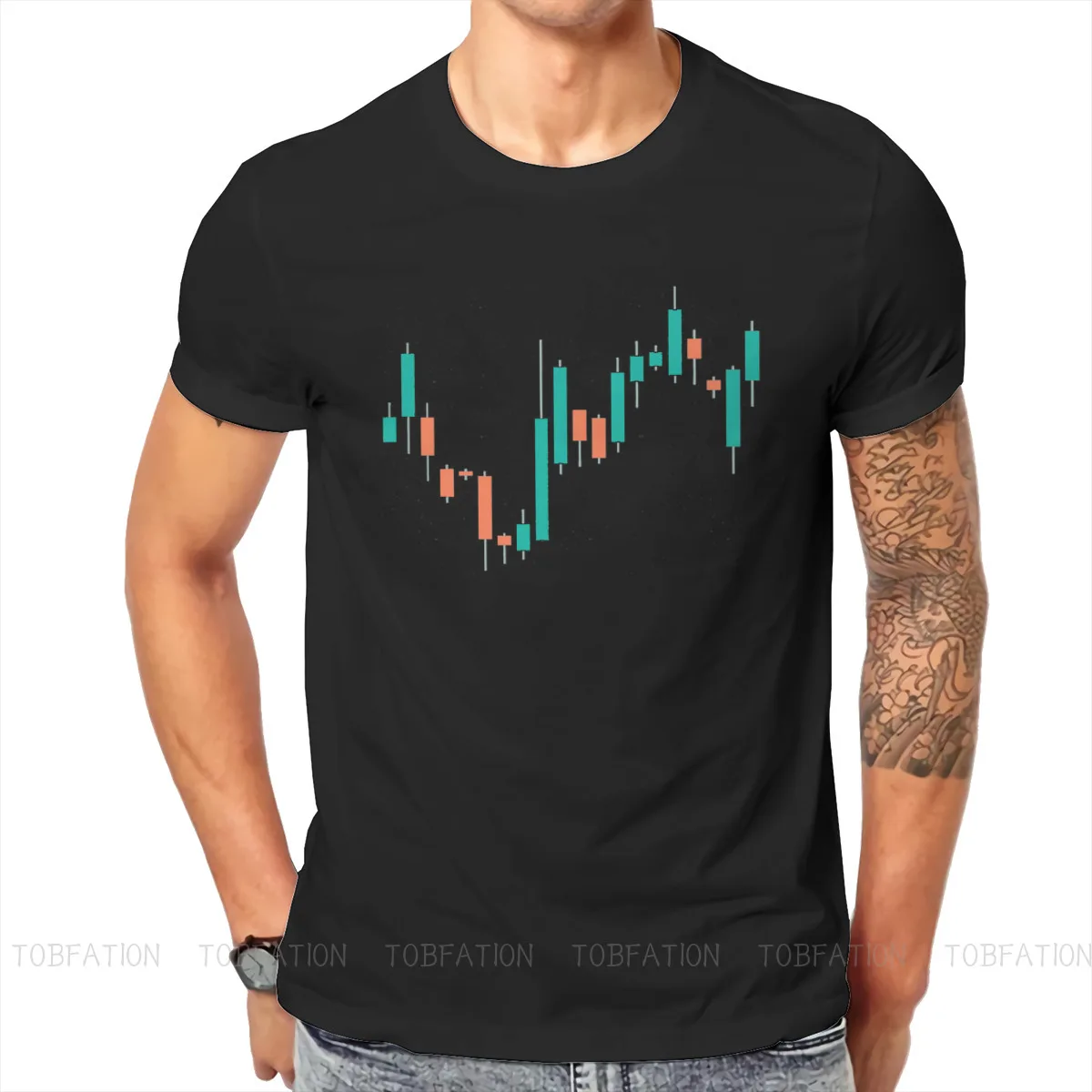 Wallstreetbet Классическая винтажная футболка с круглым вырезом и коротким рукавом