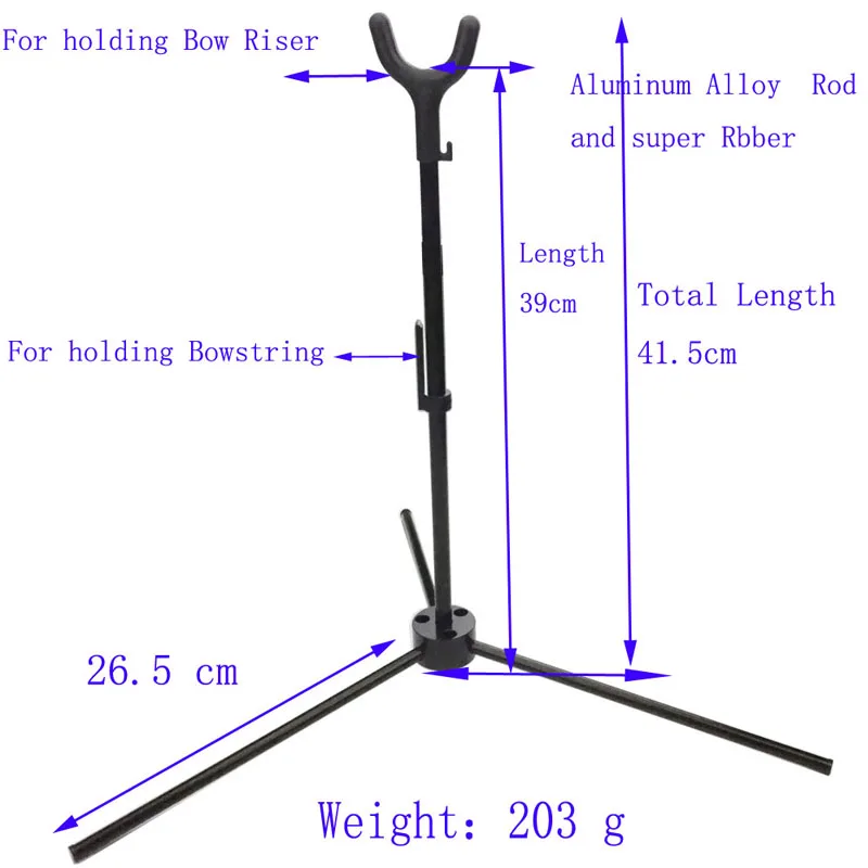 Подставка для лука из черного алюминиевого сплава|alloy|alloy standalloy metal |
