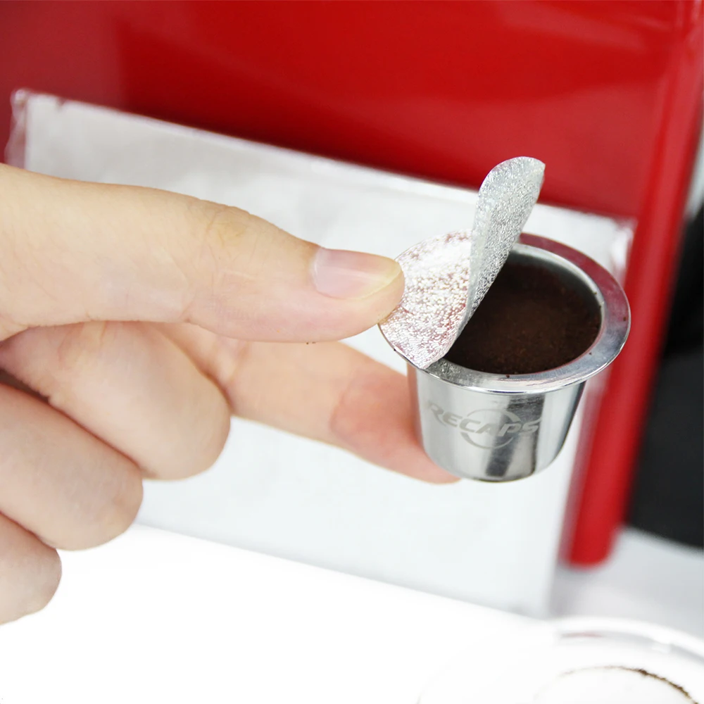 

1/3/6pcs Suit Dolce Gusto Nespresso Refillable Capsule Holder Reutilizables Metal Fits Storage Shop Business Coffeeware