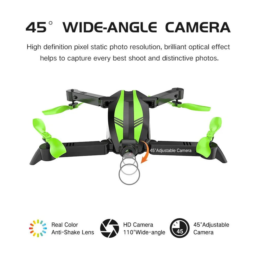 Global Drone GW68 FPV 480 P/720 P камера Радиоуправляемый Дрон складной мини-Дрон удержание высоты аэрофотосъемка широкоугольный Радиоуправляемый вертолет игрушка