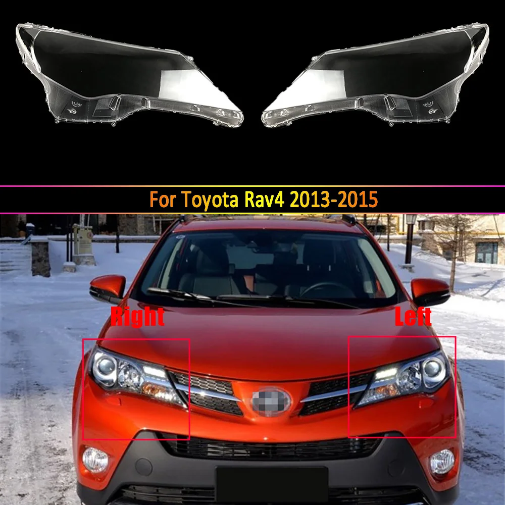 Car Headlight Lens For Toyota Rav4 2013 2014 2015 Headlamp Cover  Replacement Front Auto Shell - Shell - AliExpress