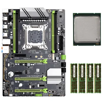 

X79-P3 LGA 2011 ATX Gaming Motherboard DDR3 RAM Memory NVME M.2 SSD Support for Intel Xeon Core CPU(with E5-2650 CPU)