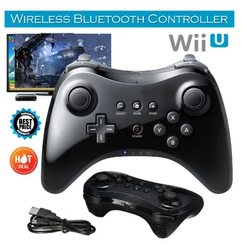 

NEW For Nintend gamepad For wii U Pro Bluetooth Wireless Controller USB Classic Dual Analog Controller For WiiU Pro Gamepad