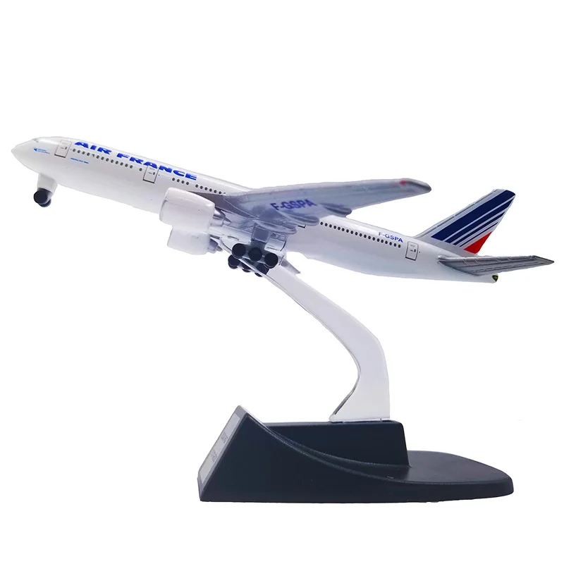 Франция Airlines1/400 масштаб 13 см Boeing B777 747 модель воздушного самолета литые игрушки пластиковый сплав дети самолет подарок дисплей