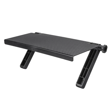 

Non-Slip Screen Top Shelf Screen Shelf Computer Monitor Riser Desktop Stand TV Rack Display Shelf Folds Flat for Storage Desk