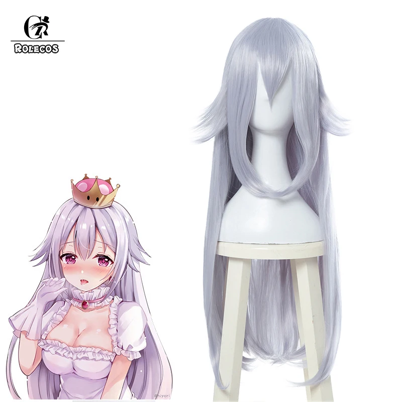 ROLECOS аниме Boosette косплей волос Kuppa Koopa Hime принцесса головной убор Косплей