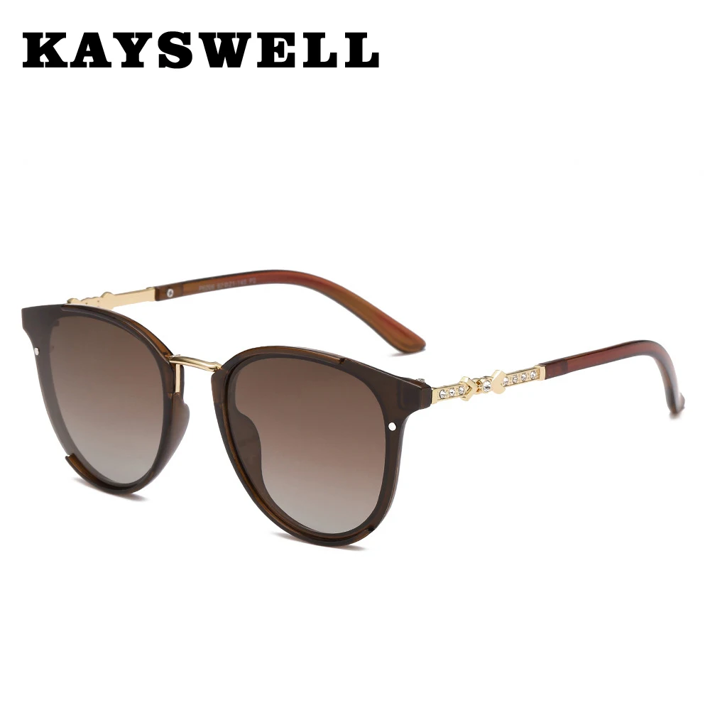 KAYSWELL Винтажные Солнцезащитные очки поляризованные в форме кошачего глаза женские дизайнерские солнцезащитные очки Аксессуары женские гафы P6206