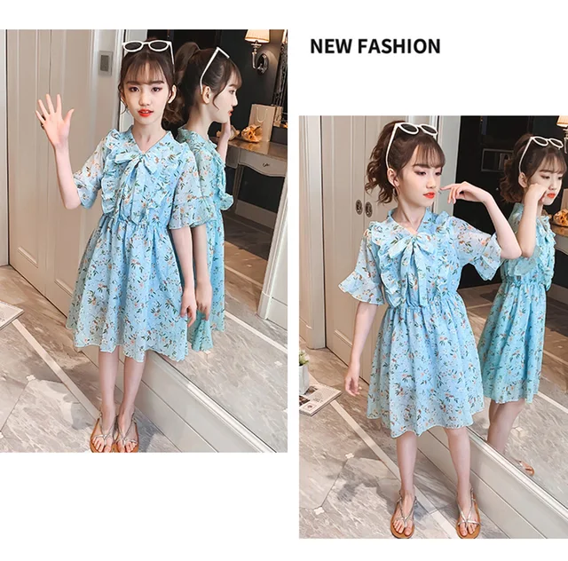 Robe Velours Hiver Pour Fille Arshiner – Col Carré, Manches Lanternes, Taille 6-14 Ans, élégante Et Festive