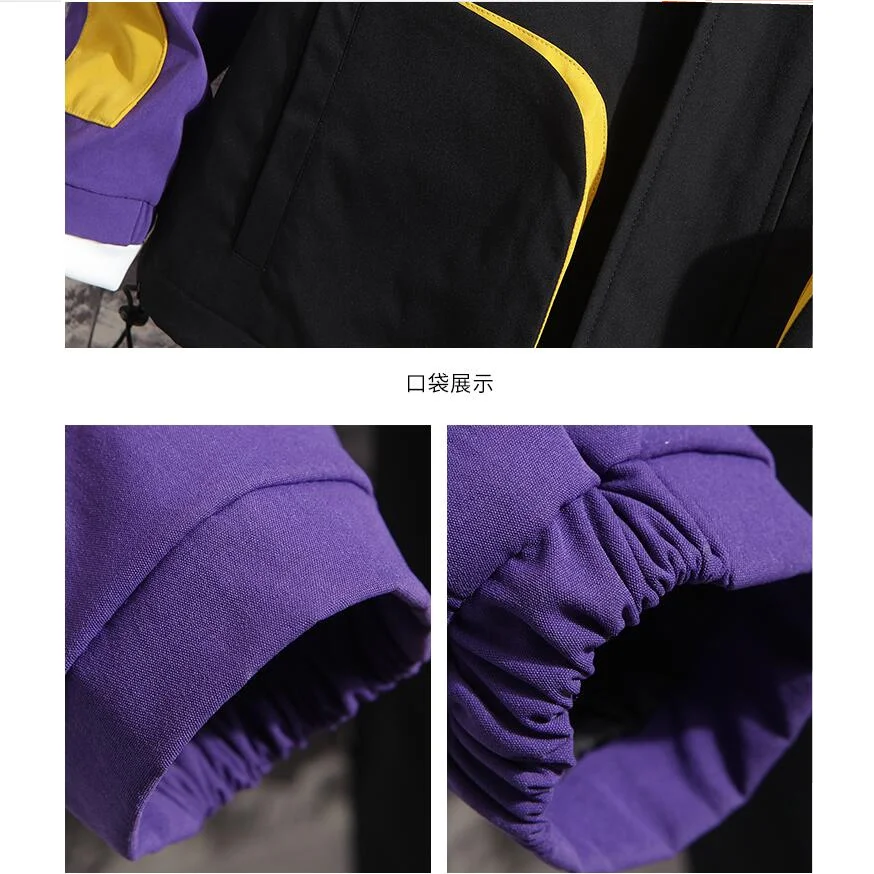 Blog 2019 Brand clothing Autumn Color Block Patchwork Jackets Men Hip Hop Hoodies Coats Male Casual Streetwear Outerwear Fashion coat