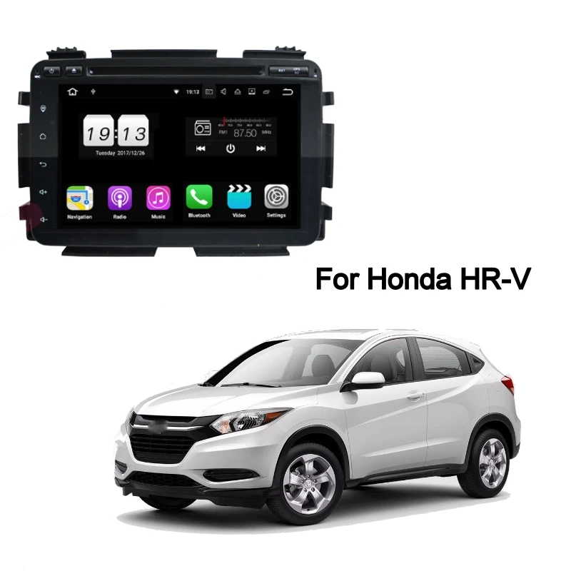 ZaiXi For Honda HR-V HRV 2014~2019 Car Android Multimedia System 2 DIN Auto DVD Player GPS Navi Navigation Radio Audio WiFi