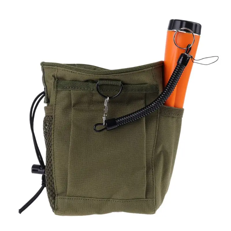 

Metal Detector Pouch Bag Digger Supply Waist Detecting Luck Finds Recovery Bag 831F