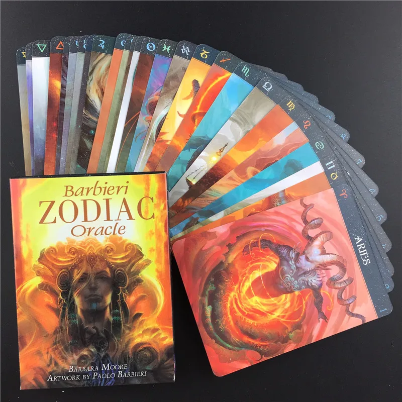 Смешные карты Barbieri Zodiac Oracle направляющие гавайка настольная игра игральные