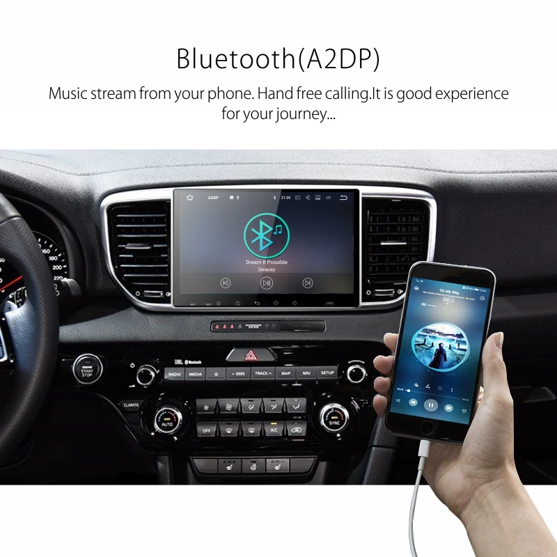 Flash Deal Dinpel 9" Android 9.0 Car Radio Multimedia Player for KIA sportage 3 4  2018 2019 KX5 GPS Navigation Stereo Mp5 WIFI 4G Video 3