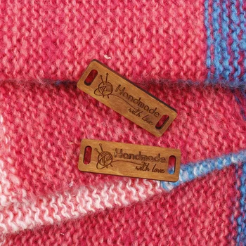 

Wooden labels, personalized tags, knit labels, Custom Name, Handmade, Personalized Name, Custom Design, Gift (WD2216)