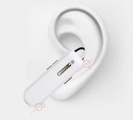 Small and portable noise reduction clear ear hanging bluetooth walkie talkie J03