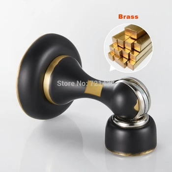

1PC Brass Heavy Duty Powerful Magnetic Doorstop Black Door Stopper Catch Door Holder Tool Doorstop for Home Office Door stops