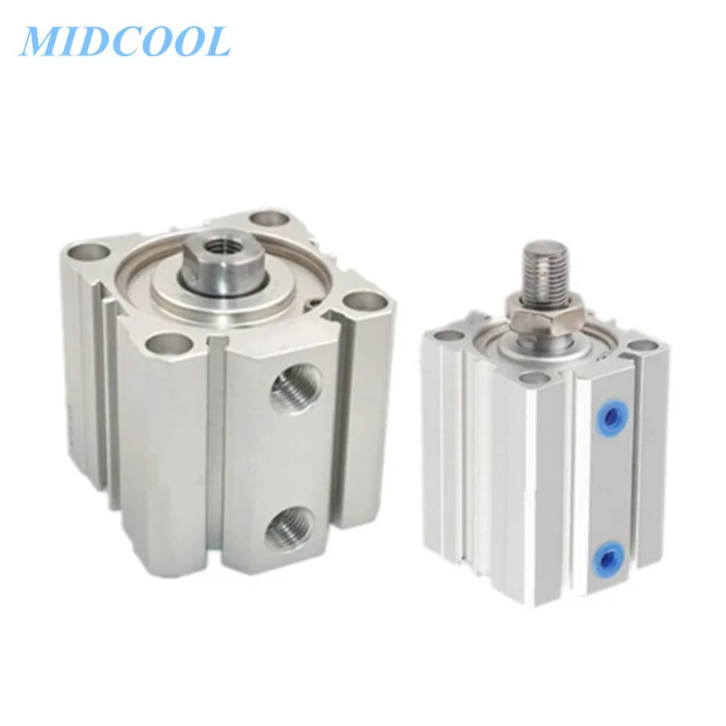 Cilindro Pneumático Compacto Série Acq 63 mm Furo Acq63 Curso 5100 mm
