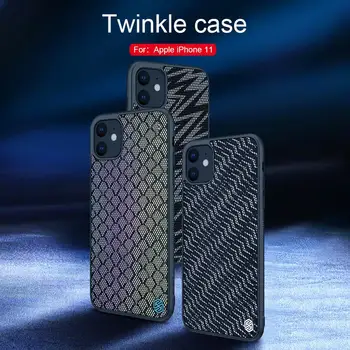 

Case For iPhone 11 Cover NILLKIN Twinkle Case Polyester Mesh Reflective Protector PC Back Cover For iPhone 11 Pro/11 Pro Max