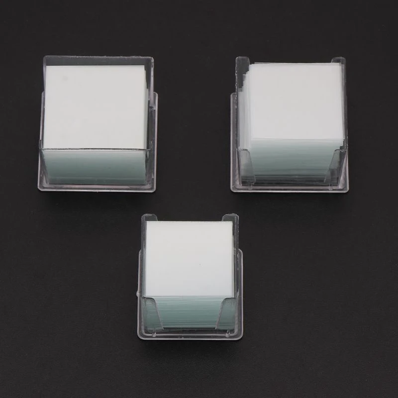 Microscope Glass Slides 100 PCS Transparent Square Glass Slides Coverslips 18x18mm-24x24mm for Microscope