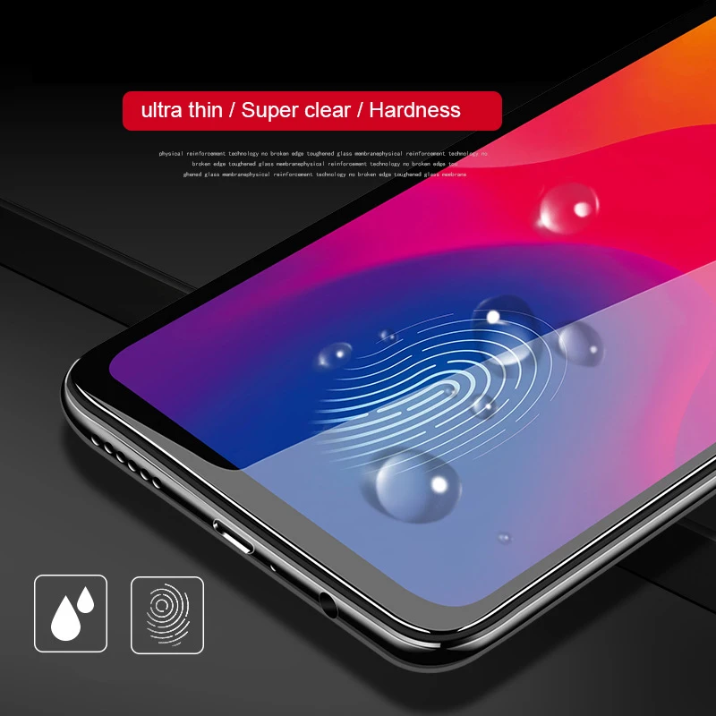 2 шт Полный стеклянный чехол для Meizu Note 9 8 V8 X8 16X16 S 16XS Закаленное стекло Защитная пленка для экрана