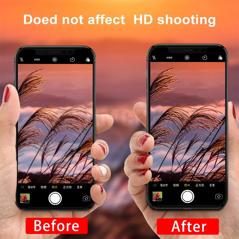 Для Iphone X Xs Max камера наклейка Второе изменение 11 Pro Max 11pro наклейка на рассеиватель Модифицированная крышка камеры титановый сплав 10 протектор