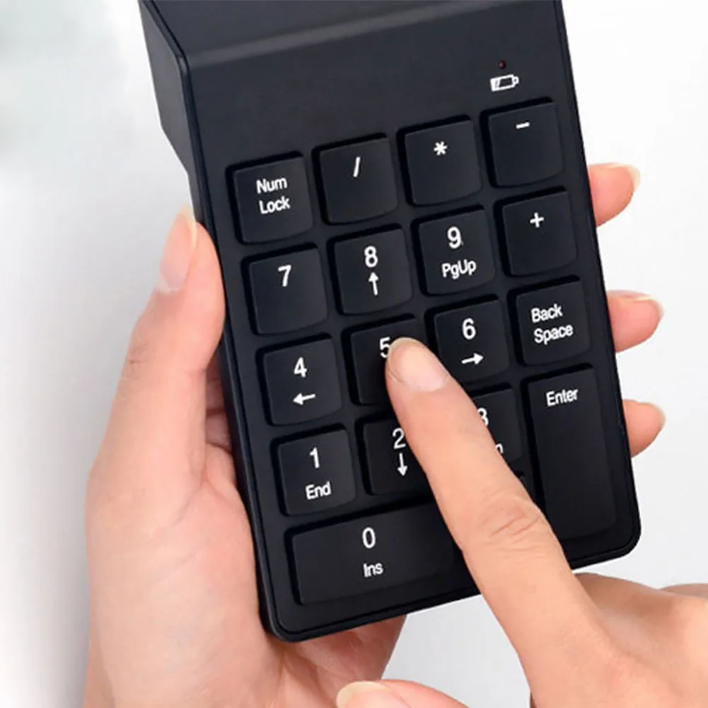 Простая в эксплуатации Беспроводная клавиатура Numpad 2,4G ABS ноутбук внешняя 18 клавиш универсальная цифровая мини USB настольная цифровая клавиатура