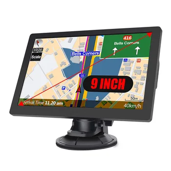 

9 Inch Car Truck on Board Navigation Portable High-definition GPS Selectable AV Reversing Video Bluetooth 256m/8G