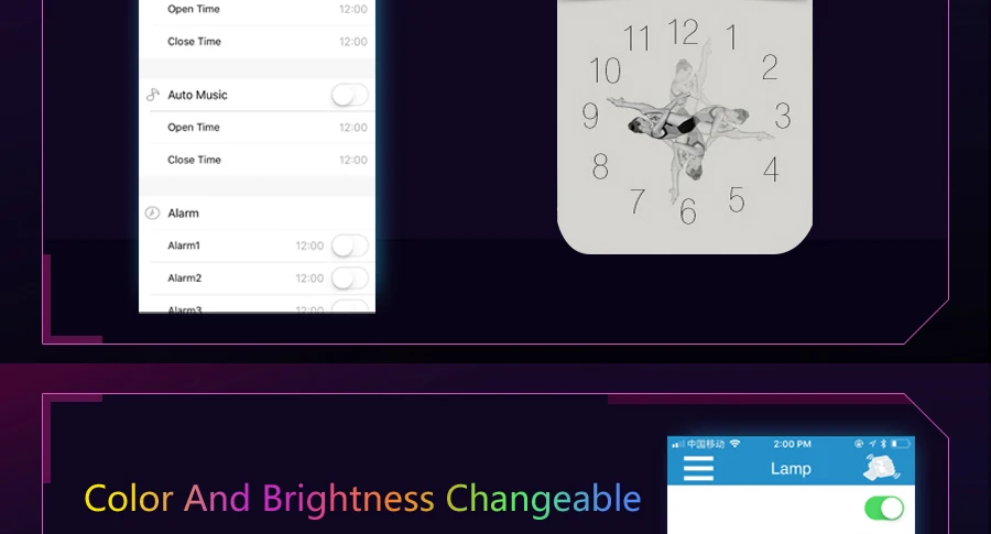 Спальня потолочный светильник музыка Bluetooth и Дистанционное Светодиодный Smart LED металл акриловый абажур для гостиной