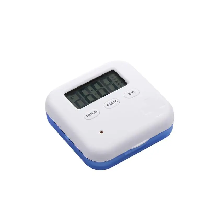 ROSENICEPill Box Timer Alarm Clock Convenient Mini Pill Container for Travel ROSENICEPill Box Timer Alarm Clock Convenient Mini Pill Container for Travel