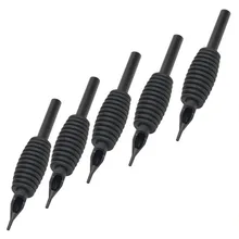 5 шт 3RT профессиональные одноразовые Нескользящие кремниевые трубки для татуировки с круглым наконечником горячая Распродажа дешевая цена