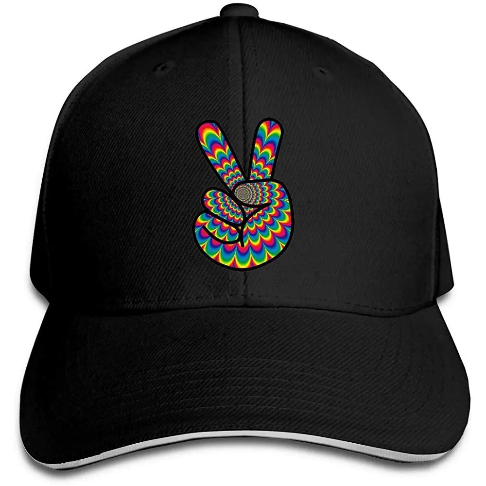 Психоделический мир хиппи мужчины Wo мужчины s шляпа от солнца бейсбольная кепка