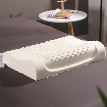 

Thailand Pure Natural Latex Pillow Cervical Vertebrae Health Care Orthopedic Massage Natural Latex Slow Rebound Pillow