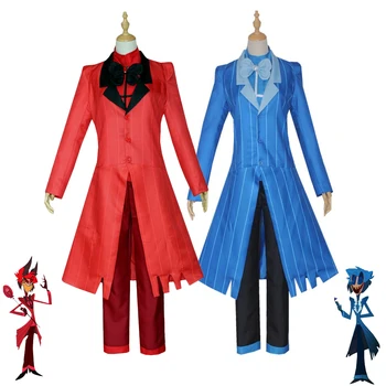 

2 Colors Hazbin Cosplay Hotel ALASTOR Cosplay Costume Adult Men Halloween Carnival Christmas Uniforms Demons Costumes Fancy Suit