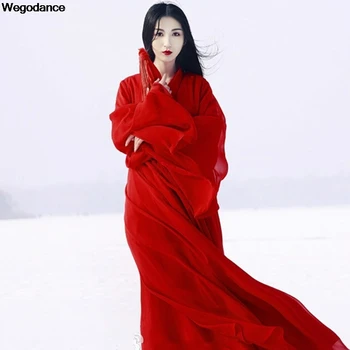

Ancient Chinese Costume Women Clothes Traditional Hanfu Tang Dynasty Dance Costumes Folk Fairy Dress Red Outfits