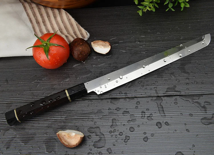 EVERRICH 11," дюймовый профессиональный нож для суши DV10 34 слоя дамасский нож из нержавеющей стали высокого качества сашими с подарочной коробкой