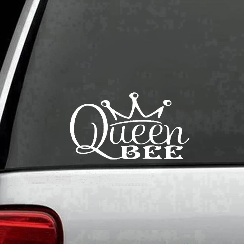 ビニールの絵が描かれたステッカー かわいい 家族 プリンセス 王冠 母 車の窓のステッカー Car Stickers Aliexpress