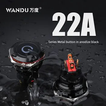

WD22mm High Quality lamp switch IP67 Momentary Push Button Switch