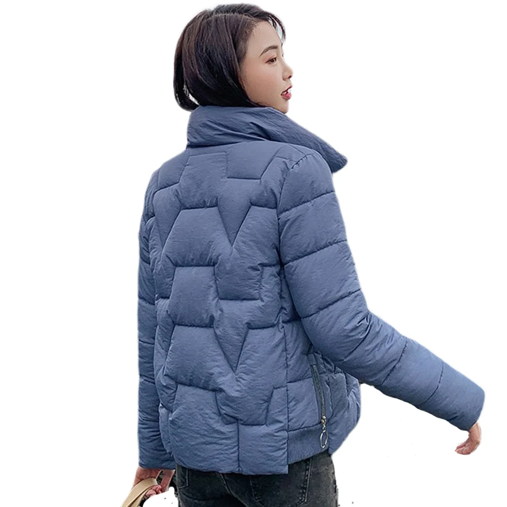 Зимняя куртка плюс размер женские парки 2019 новый зимний Воротник теплая куртка Верхняя одежда 822