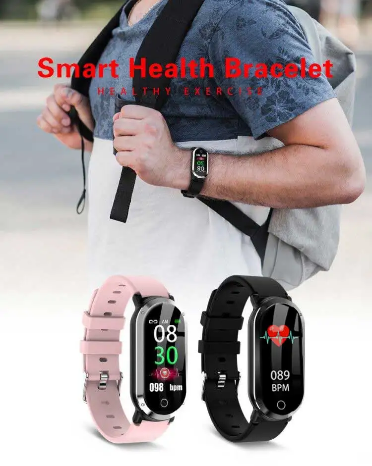 Смарт-часы Greentiger T1 для женщин и мужчин, фитнес-трекер, пульсометр, измеритель артериального давления, шагомер, женский спортивный умный Браслет