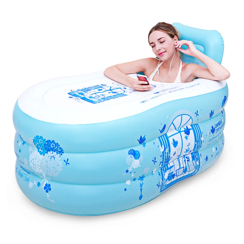 Simple Household Inflatable Bathtub Adult Tub Adult Bath Barrel