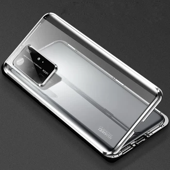 

Sinzean 100pcs For Samsung S20/S20 plus/S20 Ultra Double Metal Magnetic Glass case with Camera lens protector