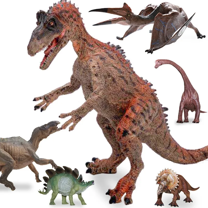

Dinosaur Ancient Model Action Figures Simulation Jurassic Triceratops Brachiosaurus Pterosaur World Collection Toys For Children