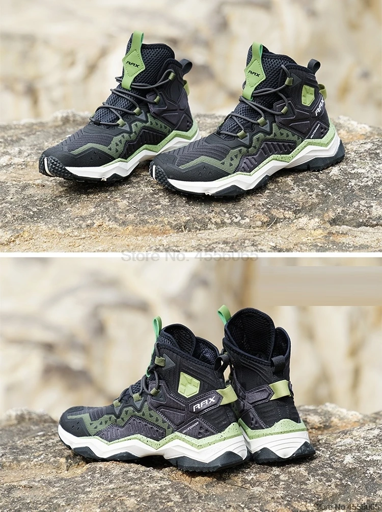 Rax мужские уличные спортивные треккинговые ботинки дышащие ботинки для альпинизма легкие туристические треккинговые ботинки D0727