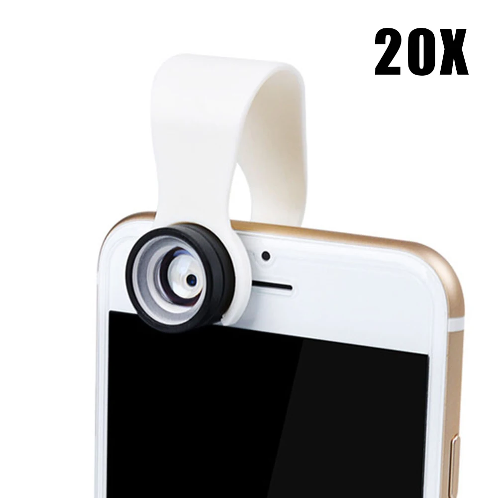 3 in 1 20X Macro Lens Universal Mobile Phone Wide angle Macro Clip