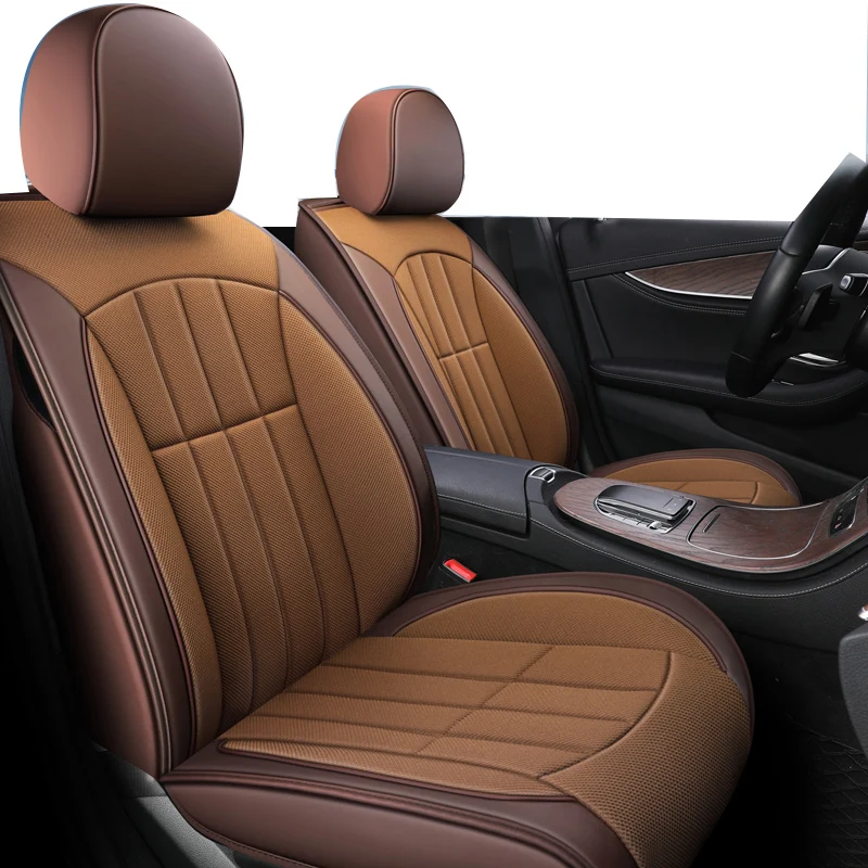 Специальный кожаный чехлы для сидений автомобиля volvo v50 v40 c30 xc90 xc60 s80 s60 s40 v70 автомобильные аксессуары Чехлы на сиденье автомобиля